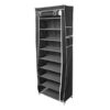 Non-woven Fabric Shoe Rack Black