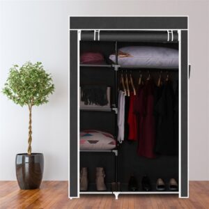 Portable Closet Storage Organizer Wardrobe